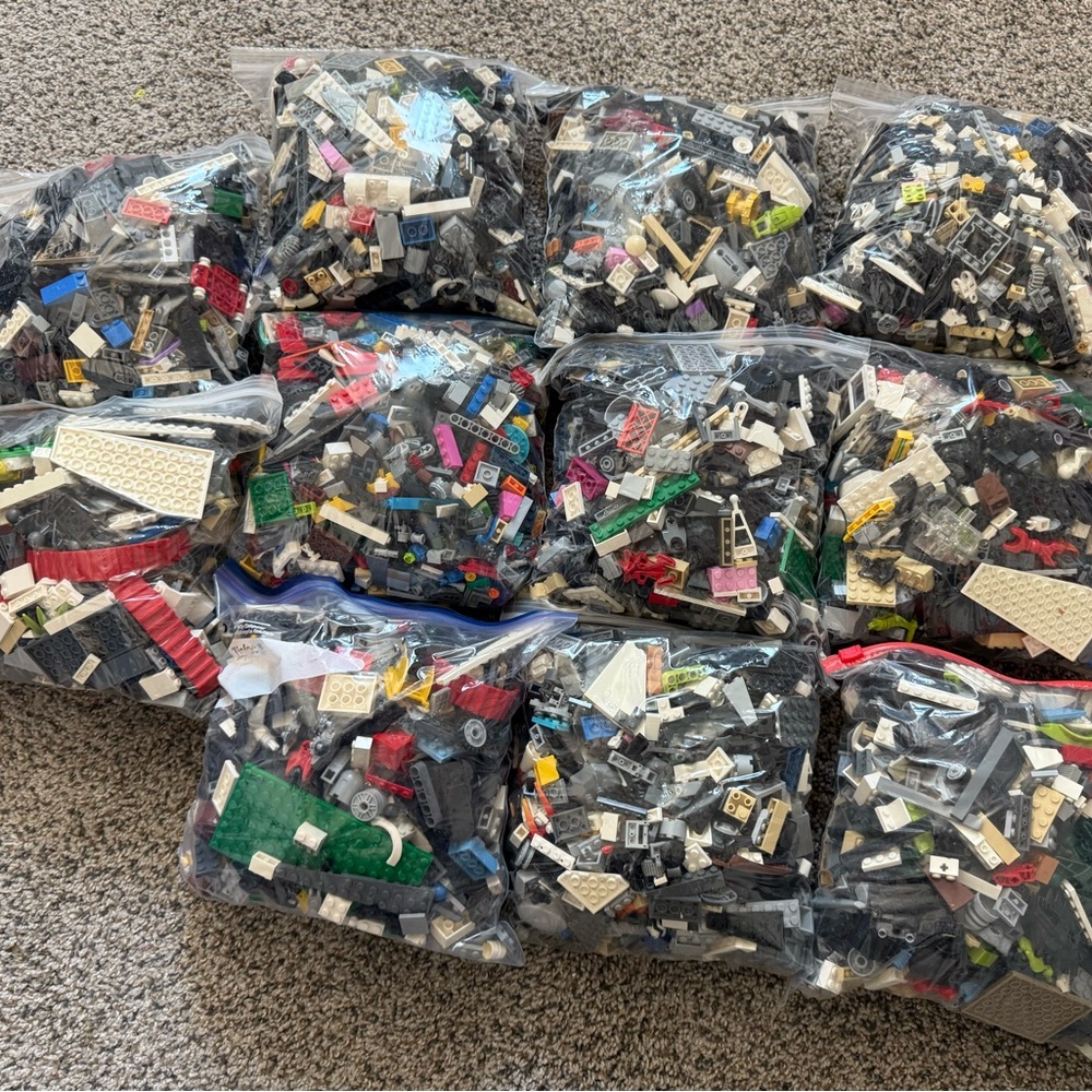 26lbs 5oz LEGO Lot Assorted Pieces Huge Bulk Bricks Parts Mixed Toys Legos